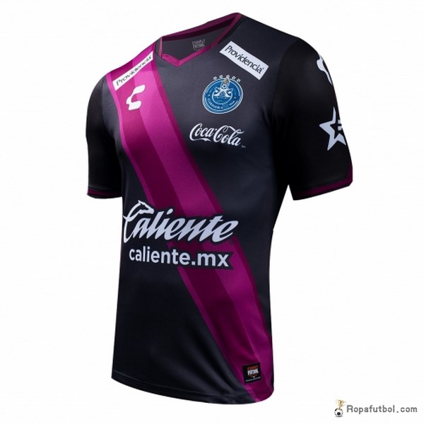 Camiseta Club Puebla Replica Tercera Ropa Tenis Charly 2017/18 Negro